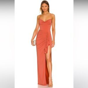 Katie May So Juicy Gown in Rust
